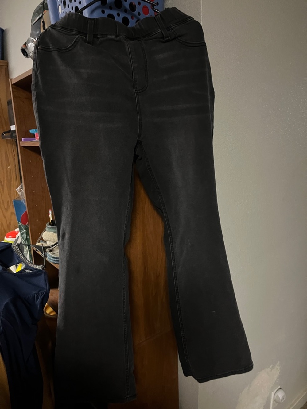 Terra & Sky Black Jeans with Logo Waistband